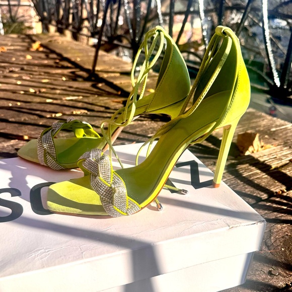 SCHUTZ Alissa Heel Sandals Sz 9,5 - Picture 4 of 16